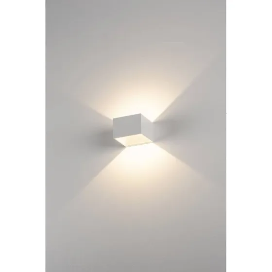 SLV Logs In Wandlamp - Wit - 6W - 3000K - 470lm