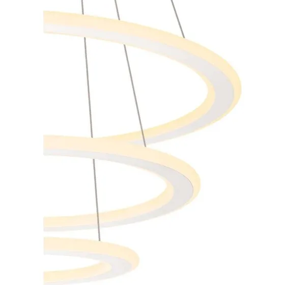 SLV One Flat Design Hanglamp Wit - LED 58W 3500lm DALI Dimbaar