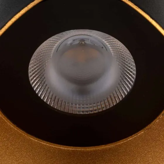 SLV Modela LED Up-Downlighter Zwart/Goud - 7.5W 2700K IP65