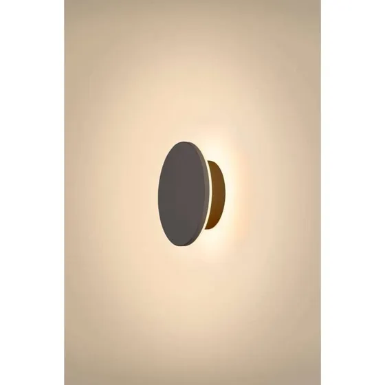 SLV D-Ring S Wandlamp - Zwart - IP65 - Dimbaar