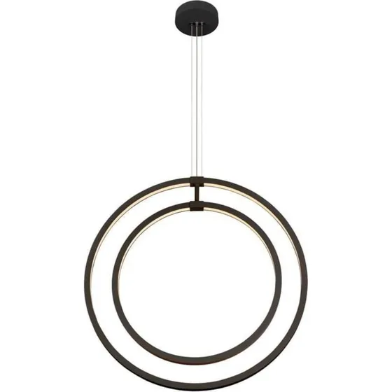 SLV One Vertical LED Hanglamp - Zwart - 40W - 80cm