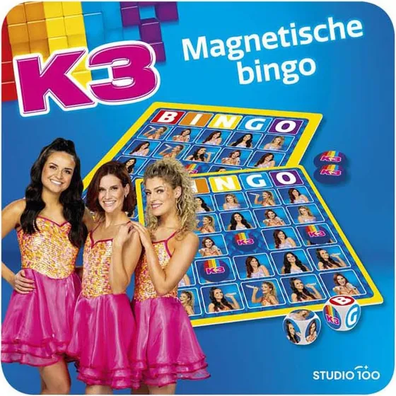 Studio 100 K3 Magneetspel - Bingo, vanaf 3 jaar