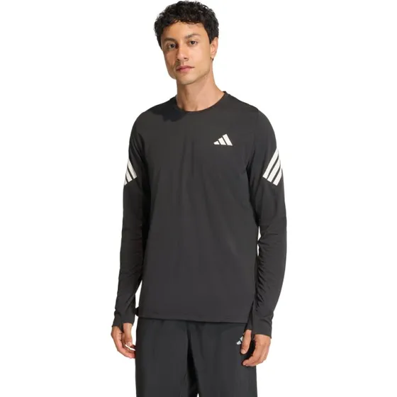 adidas Adi365 Climacool Running Shirt Lange Mouwen - Zwart/Wit - L