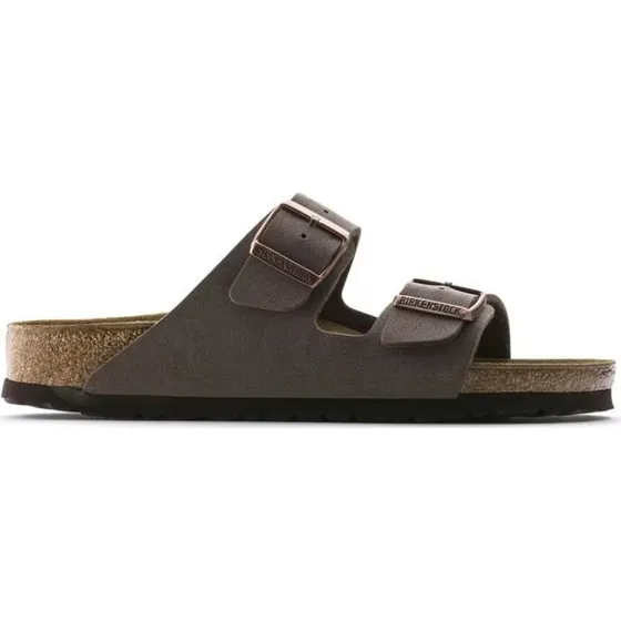 Birkenstock Arizona Birko-Flor Nubuck Bruin