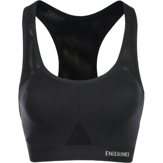 Endurance George West Sportbeha Bustier - Zwart
