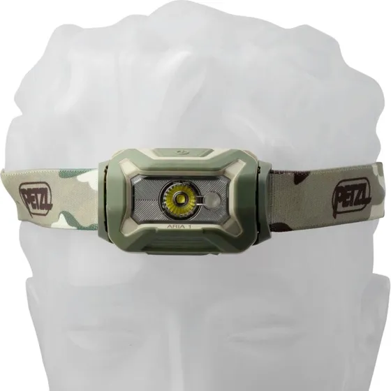 Petzl Aria 1 RGB Hoofdlamp (Zwart) - 450 Lumen