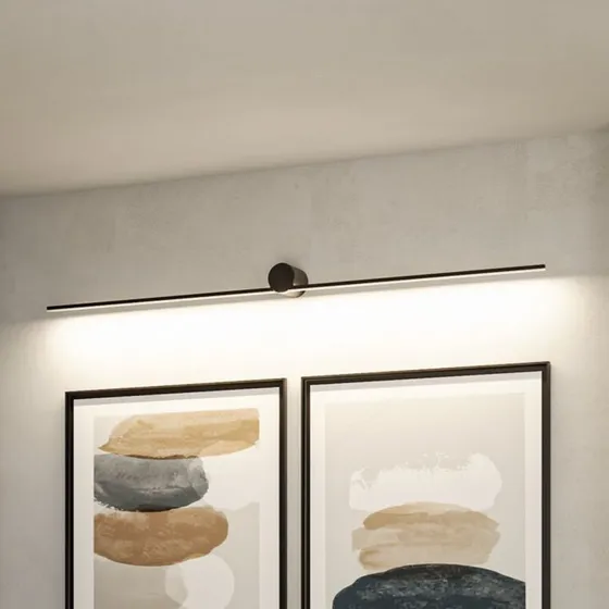 Paulmann LED wandlamp Sava matzwart IP44
