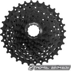 Sunrace CS-M98 9-snelheid Cassette 11-36T Nikkel