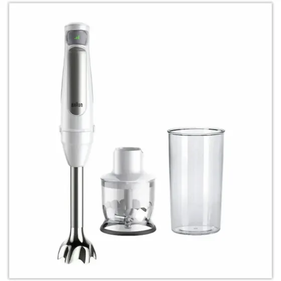 Braun staafmixer MQ7020 MultiQuick 7 (wit/rvs)