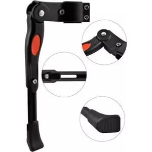 Trizand Fietsstandaard Aluminium 26 cm Zwart