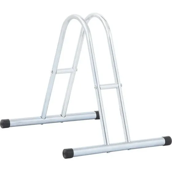 vidaXL Fietsstandaard 1 fiets vrijstaand gegalvaniseerd staal