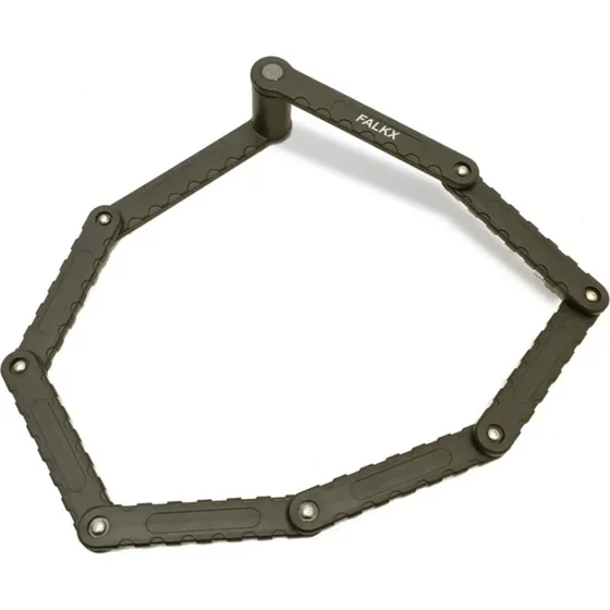 Falkx Vouwslot 95cm Zwart met Framehouder