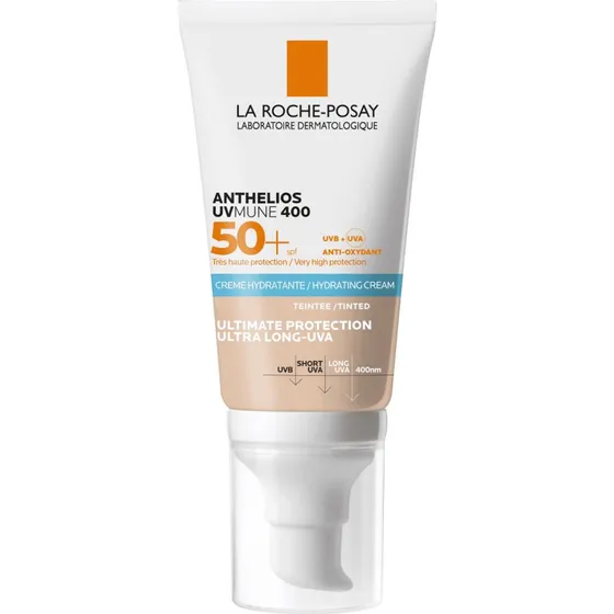 La Roche-Posay Anthelios UVMune 400 Hydraterende Getinte Zonnebescherming SPF50+ 50ml