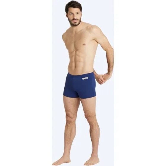 Arena Team Solid heren zwemboxers - Donkerblauw/Wit