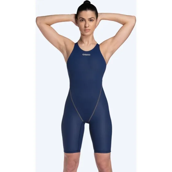 Arena Powerskin ST Next Open Back Dames Wedstrijdbadpak - Donkerblauw