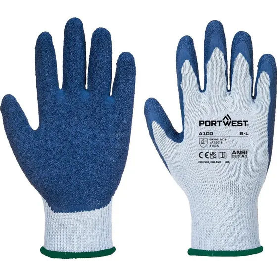Portwest Grip Glove - Latex Groen, Maat M