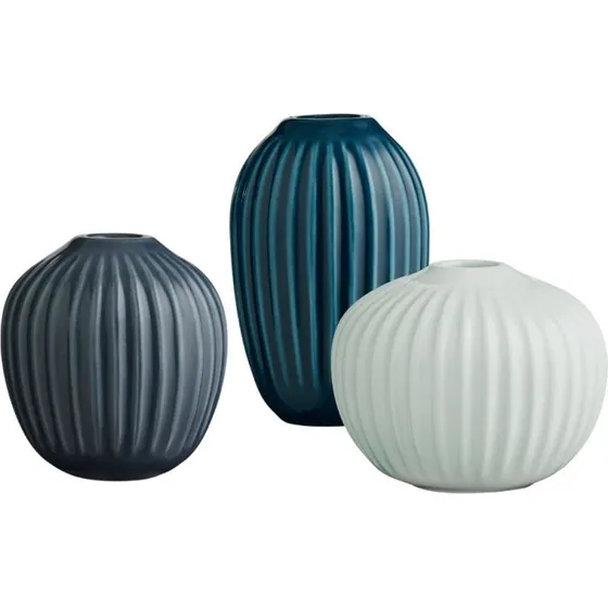 Khler Hammershi Mini Vaas Set (3-delig) Groen/Blauw/Indigo