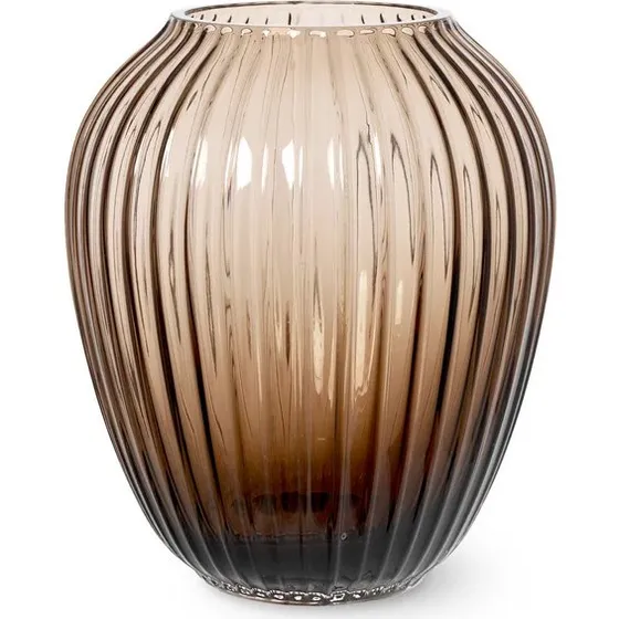 Kähler Design Hammershøi Glazen Vaas Walnoot 18,5 cm