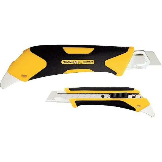 Olfa L5-AL 18 mm Afbreekbaar Snijmes met Auto-Lock