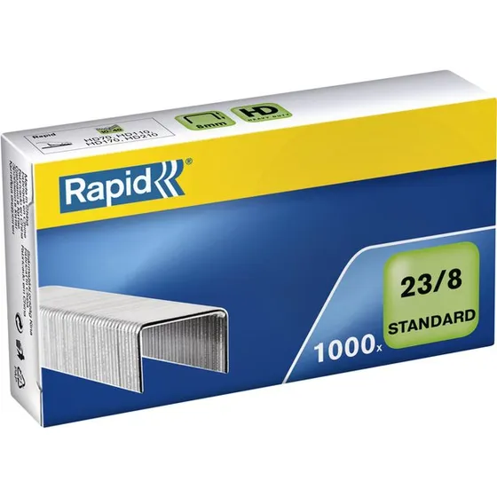 Rapid Nieten 23/8 Gegalvaniseerd Standaard 1000 Stuks