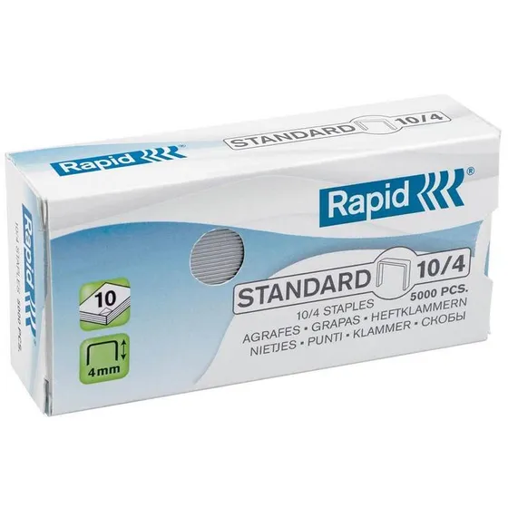 Rapid Nietjes 10/4 Gegalvaniseerd (5000 stuks)