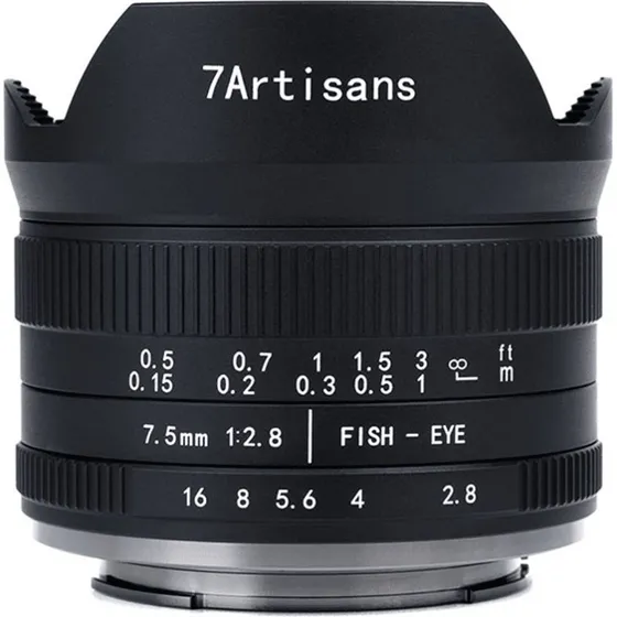 7Artisans 7.5mm F2.8 MkII Fisheye  Canon EOS-R (APS-C)