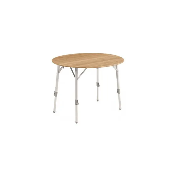 Outwell Custer Rond Klaptafel met Bamboe Blad