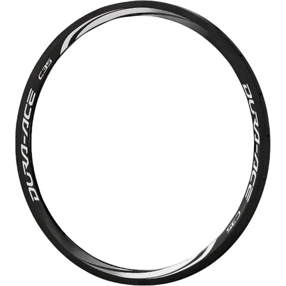 Shimano WH-9000-C35-CL Achtervelg 35 mm Zwart/Zilver