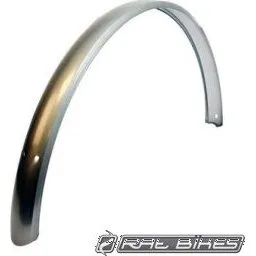 White Label Achterspatbord 26/28" Metallic Grijs