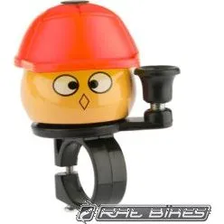 PexKids Fietsbel Pietje met pet - Geel