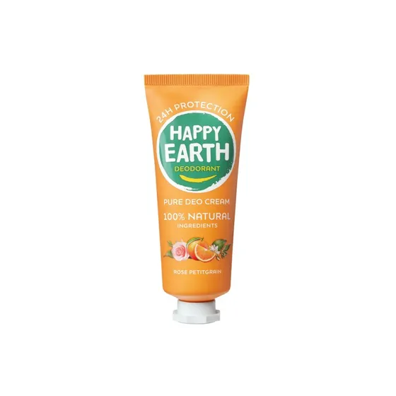 Happy Earth Deodorant Crème Rose Petitgrain 40 ml