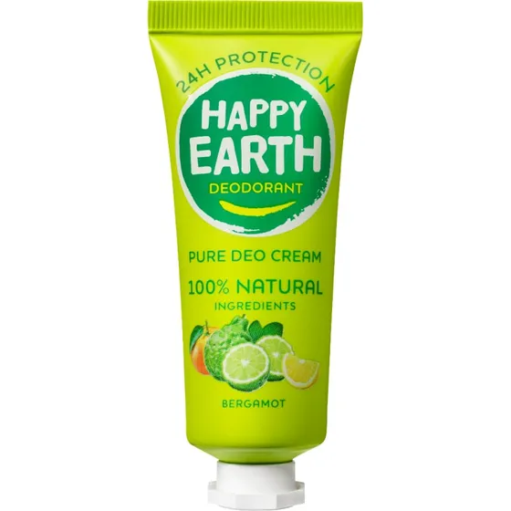 Happy Earth Deo Cream Bergamot 40 ml
