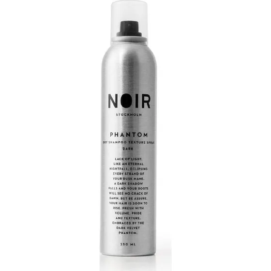 NOIR Stockholm Phantom Dry Shampoo 250 ml voor donker haar