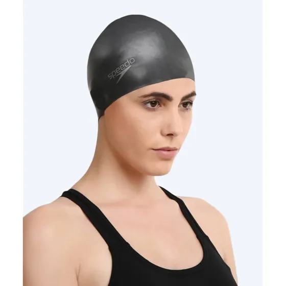 Speedo Badmuts voor lang haar - Zwart