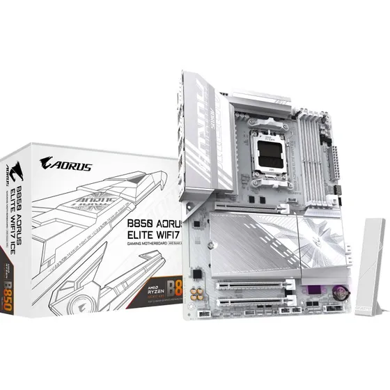 GIGABYTE B850 AORUS ELITE WIFI7 ICE AMD AM5 ATX