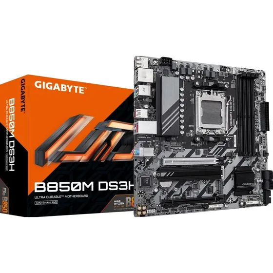 Gigabyte B850M DS3H AM5 Micro ATX Moederbord