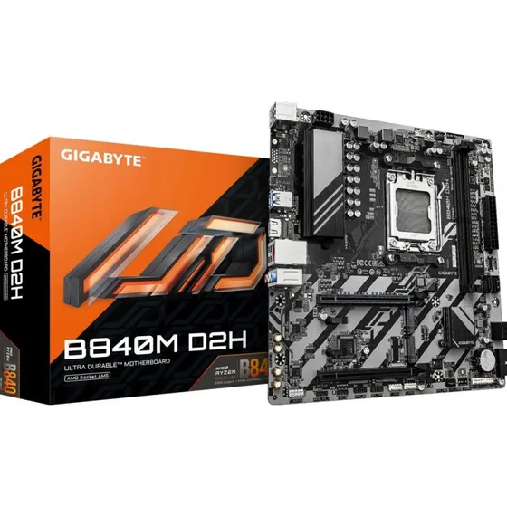 GIGABYTE B840M D2H Moederbord AMD AM5 Micro ATX DDR5