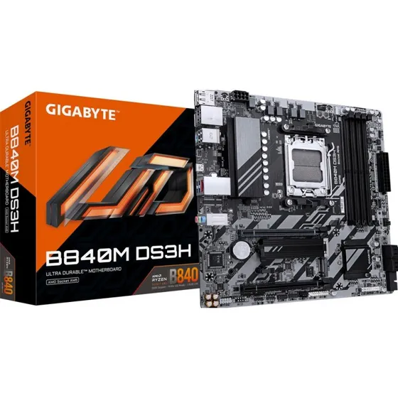 GIGABYTE B840M DS3H AMD AM5 Micro ATX DDR5 Moederbord