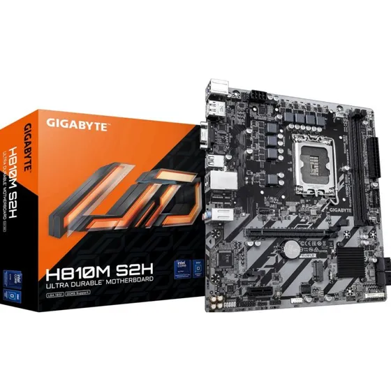 Gigabyte H810M S2H Moederbord - Intel LGA 1851, DDR5, micro ATX
