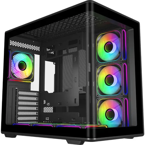 Cooler Master Elite 600 Black met 7x ARGB fans en hub