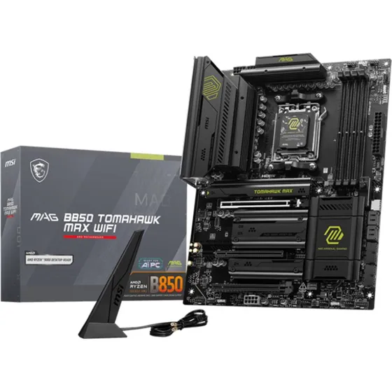 MSI MAG B850 TOMAHAWK MAX WIFI Moederbord AM5 ATX