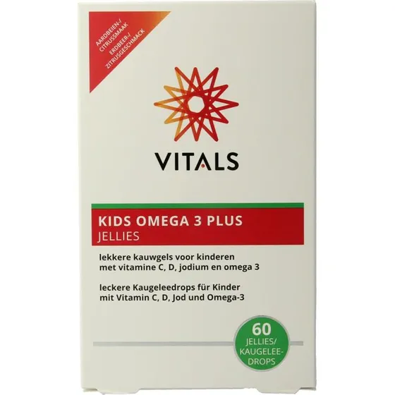 Vitals Kids Omega 3 Plus Jellies 60 stuks