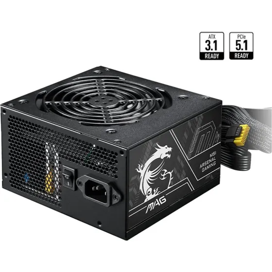 MSI MAG A750BN PCIE5 II 750W 80 PLUS Bronze Voeding - Zwart
