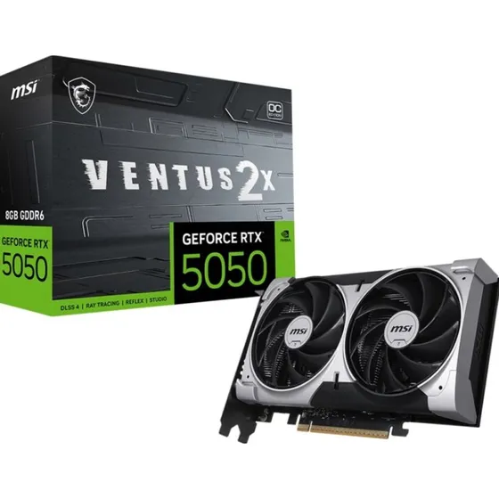 MSI GeForce RTX 5050 Ventus 2X OC 8GB GDDR6 Videokaart