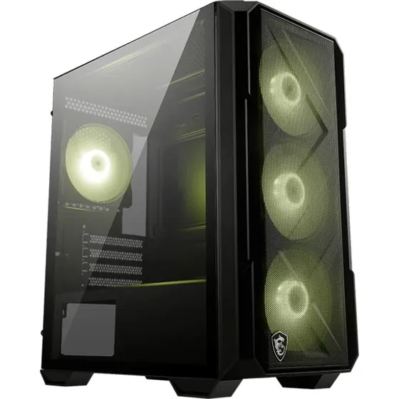 MSI MAG FORGE M120R AIRFLOW Mini Tower PC-behuizing, Zwart