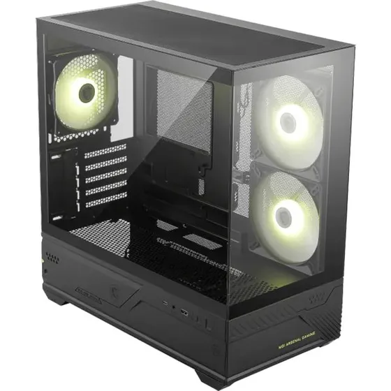 MSI MAG PANO M110R Mini Tower PC Behuizing - Zwart