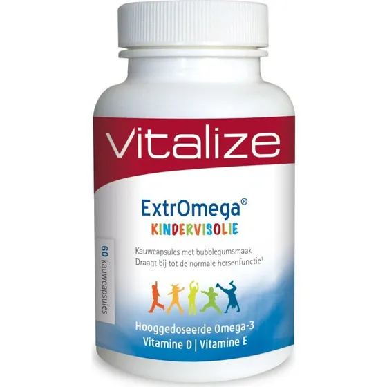 Vitalize Extromega Kids Omega-3 Kauwcapsules