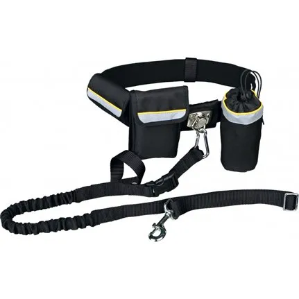 Trixie Heupriem Met Jogginglijn Zwart (60-120 cm)