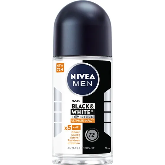 Nivea Men Deodorant Roller Black & White Ultimate Impact 50 ml
