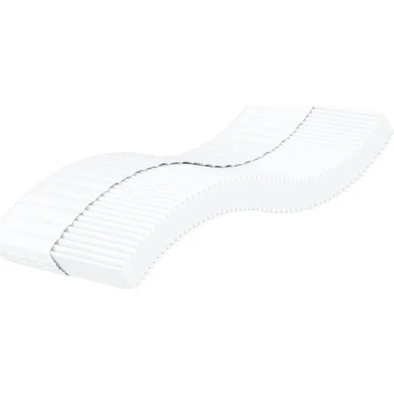vidaXL Schuimmatras H2 H3 90x210 cm wit